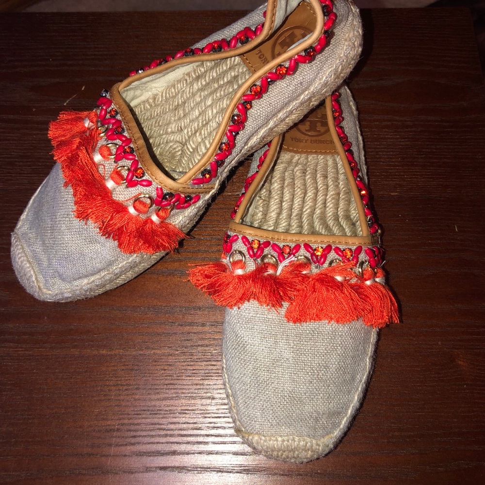 HOT ITEM⭐️tory burch niyah bohemian espadrilles